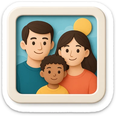 recreate this photo frame but add bit more details sticker