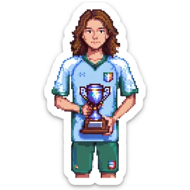 MVP with sports or gaming vibe sticker