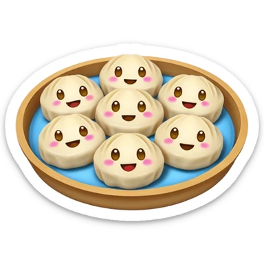 emoji dumplings sticker