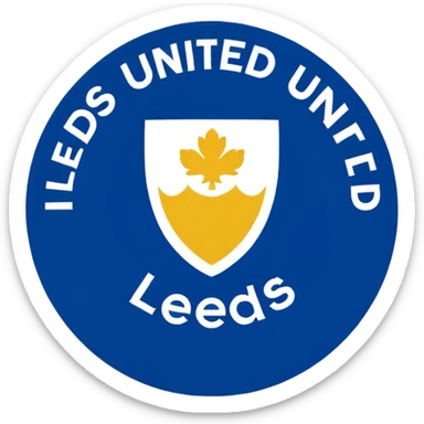 Copy the Leeds untied logo on the Internet  sticker