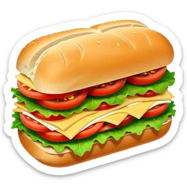 Sub sandwich  sticker