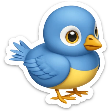 Un bebe oiseau mignon sticker