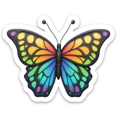 Butterfly sticker