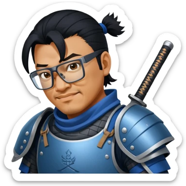Samurai Defender sticker