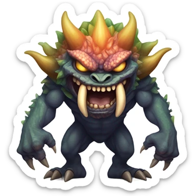 Demogorgon sticker