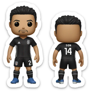 funko pop hueng-min son spurs kit sticker