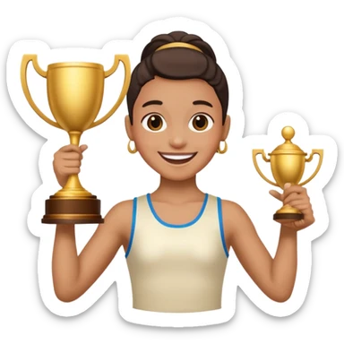 Dancer winning award sticker