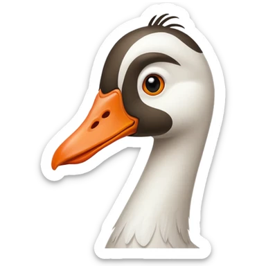 Silly goose sticker