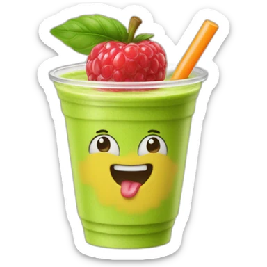 peakjuice smoothies box sticker