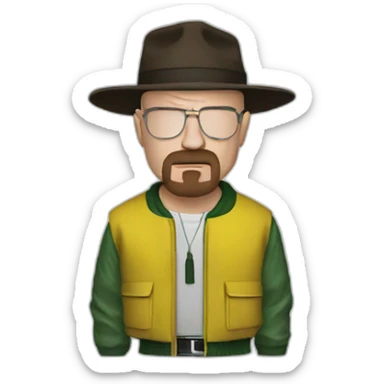 breaking bad rap sticker