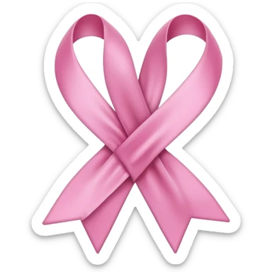 pink ribbon sticker