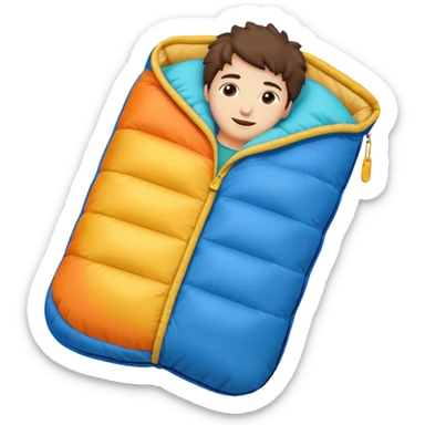 Camp Essentials, sleeping bag sticker