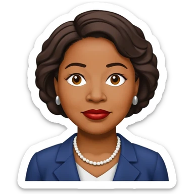 marie van brittan brown sticker