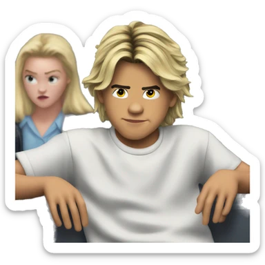 Cole sprouse in Lisa Frankenstein  sticker