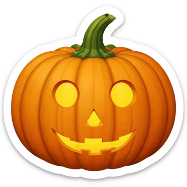 Pumpkin sticker