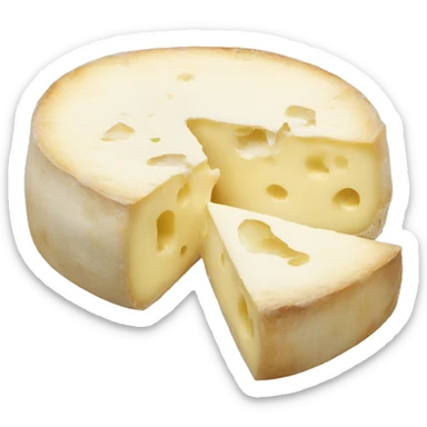 Brie cheese sticker