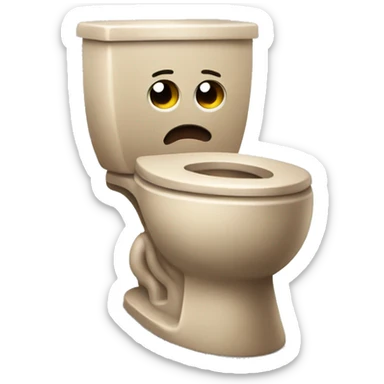 poop in toilet sticker
