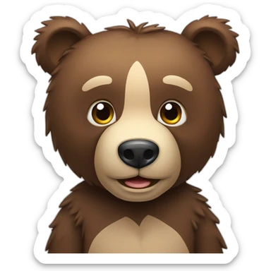 Bear gute sticker