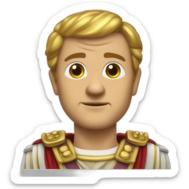Julius Caesar emperor sticker