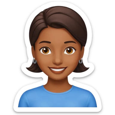 Clean girl brown sticker