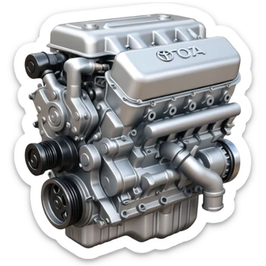 Toyota 2JZ engine sticker