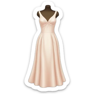 Elegant dress sticker