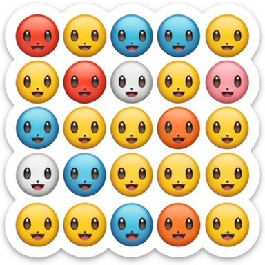 gere emojis do Pokemon sticker