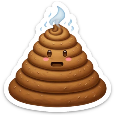 Pile of shit sticker