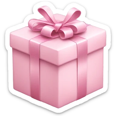 present light pink sticker