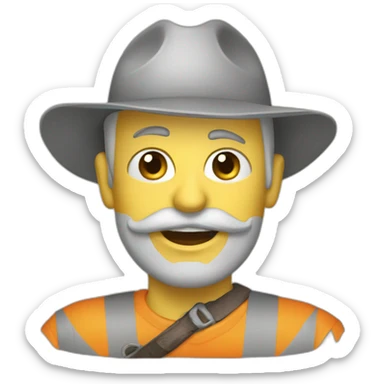 Caçamba de obra sticker