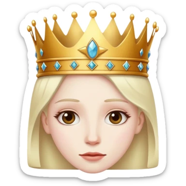 Amoroso con corona sticker