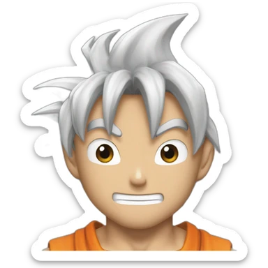 Goku rigole sticker