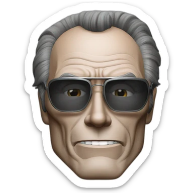 Clint Eastwood dirty Harry  sticker