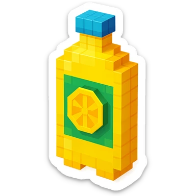 Borjomi lemonade sticker