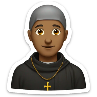 Eastern Orthodox Christian monk sticker