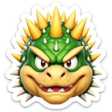 Bowser from the Super Mario Bros. Movie sticker