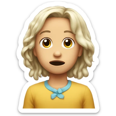 the child doesn't want to eat sticker