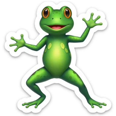 create a dancing frog gif sticker