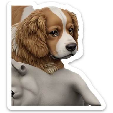 realistic animal in focus sticker