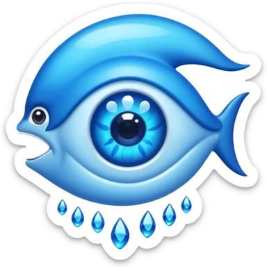 siren aesthetic eye sticker