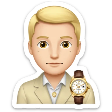 Rolex omoji hyr bu değil sadece el onu istiyorum sticker