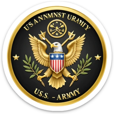 US Army logo  sticker