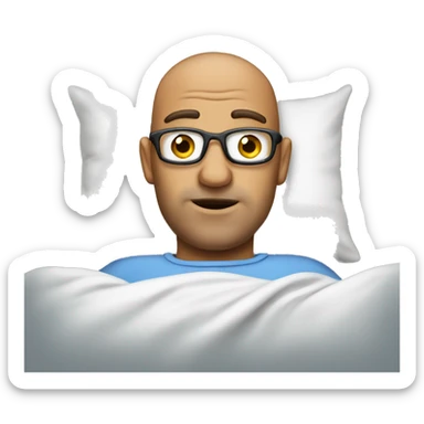 Föhn mit Bett  sticker