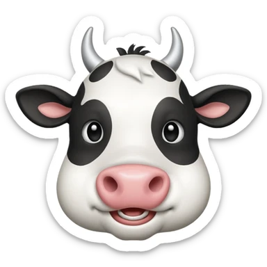 Vaca loca sticker