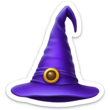 wizard hat sticker