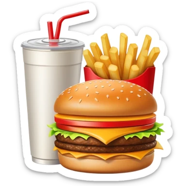 McDonald’s meal  sticker