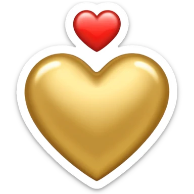 Classy heart sticker