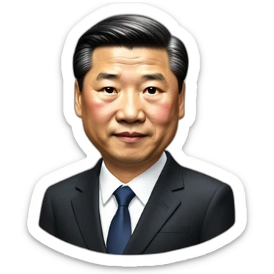 president xi sticker