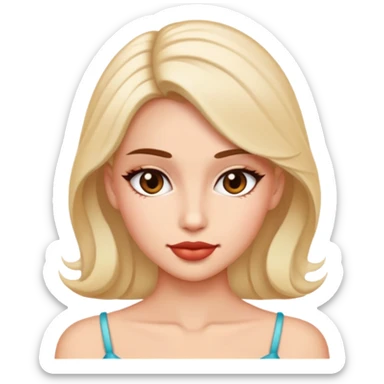 Emoji de persona coquette pretty sticker