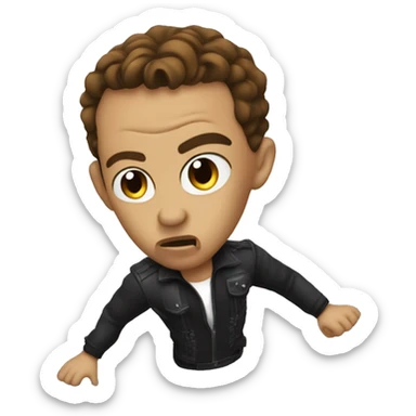 Mad Stuntman singer sticker